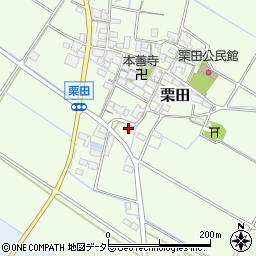 滋賀県愛知郡愛荘町栗田225周辺の地図