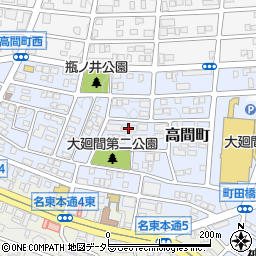 インテリジェント高間台２号館周辺の地図