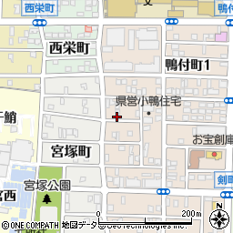 愛知県名古屋市中村区小鴨町37周辺の地図