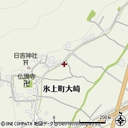 兵庫県丹波市氷上町大崎周辺の地図