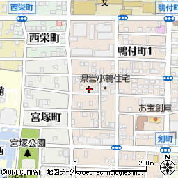愛知県名古屋市中村区小鴨町40周辺の地図
