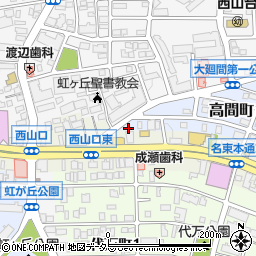 愛知県名古屋市名東区高間町31-6周辺の地図