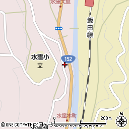 静岡県浜松市天竜区水窪町奥領家2644周辺の地図