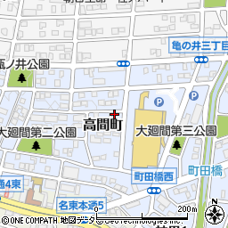 愛知県名古屋市名東区高間町424周辺の地図