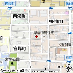愛知県名古屋市中村区小鴨町39周辺の地図