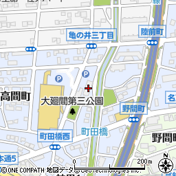 愛知県名古屋市名東区高間町197周辺の地図