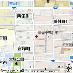 愛知県名古屋市中村区小鴨町35周辺の地図