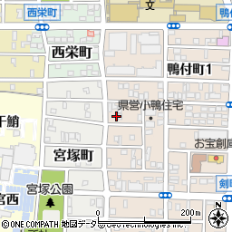 愛知県名古屋市中村区小鴨町36周辺の地図