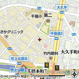 ＮＴＴ名古屋中道住宅周辺の地図