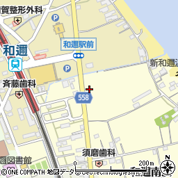 ラーメン藤和迩店周辺の地図
