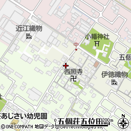 滋賀県東近江市五個荘中町328周辺の地図