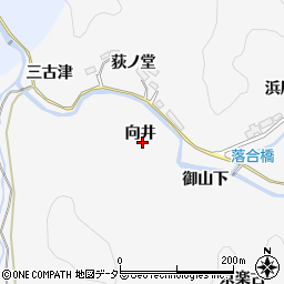 愛知県豊田市中立町向井周辺の地図