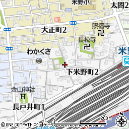 愛知県名古屋市中村区下米野町3丁目5周辺の地図