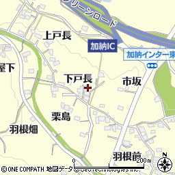 愛知県豊田市加納町下戸長31周辺の地図