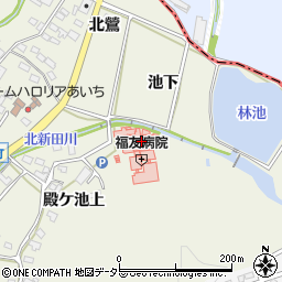 日本ゼネラルフード株式会社　福友病院内厨房事務室周辺の地図