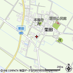 滋賀県愛知郡愛荘町栗田199周辺の地図