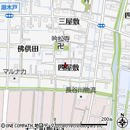 愛知県あま市七宝町川部四屋敷周辺の地図