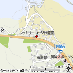 ファミリーロッジ旅籠屋・千葉勝浦店周辺の地図