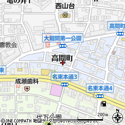 白木新聞店周辺の地図