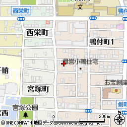 愛知県名古屋市中村区小鴨町31周辺の地図