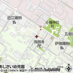 滋賀県東近江市五個荘中町325周辺の地図