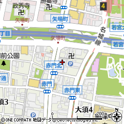 矢場町中駒ビル周辺の地図