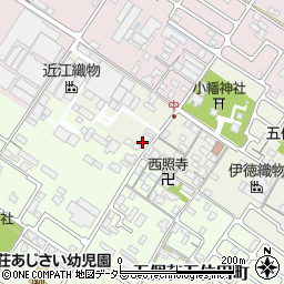 滋賀県東近江市五個荘中町337周辺の地図