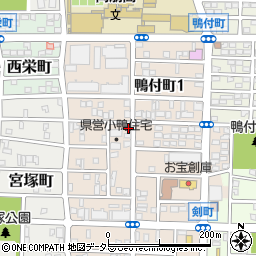 愛知県名古屋市中村区鴨付町2丁目26周辺の地図