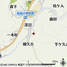 愛知県豊田市新盛町清本寺周辺の地図