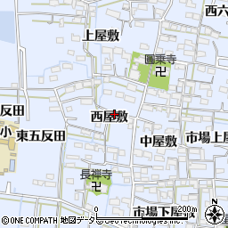 愛知県名古屋市中川区富田町大字千音寺西屋敷2677周辺の地図
