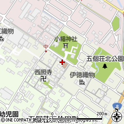 滋賀県東近江市五個荘中町303周辺の地図