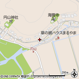 滋賀県近江八幡市円山町117周辺の地図