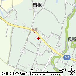 京都府京丹波町（船井郡）曽根（中上）周辺の地図