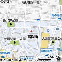 愛知県名古屋市名東区高間町435周辺の地図
