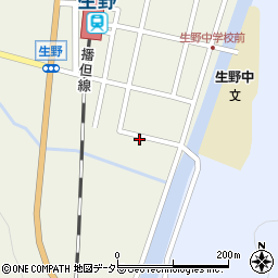 兵庫県朝来市生野町口銀谷2151-1周辺の地図