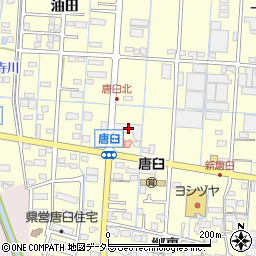 愛知県津島市唐臼町当理33周辺の地図