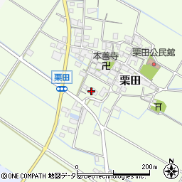 滋賀県愛知郡愛荘町栗田198周辺の地図