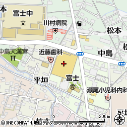 西松屋マックスバリュ富士八幡町店周辺の地図