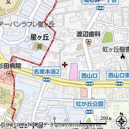 愛知県名古屋市名東区名東本町154周辺の地図
