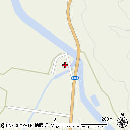 愛知県設楽町（北設楽郡）西納庫（垣内）周辺の地図