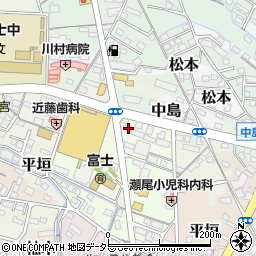 静岡県富士市八幡町5-16周辺の地図