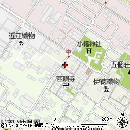 滋賀県東近江市五個荘中町324周辺の地図