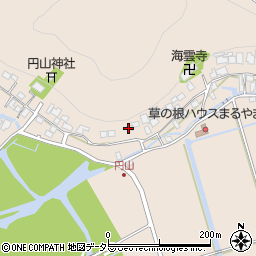 滋賀県近江八幡市円山町121周辺の地図