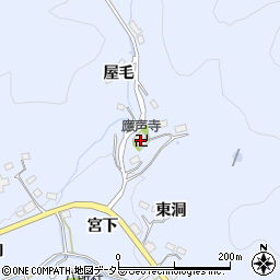 應声寺周辺の地図
