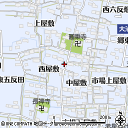 愛知県名古屋市中川区富田町大字千音寺西屋敷2671周辺の地図