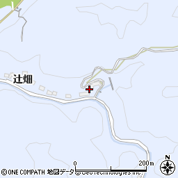 愛知県豊田市大河原町辻畑3周辺の地図