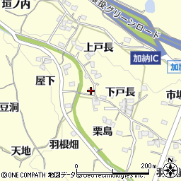 愛知県豊田市加納町下戸長21周辺の地図