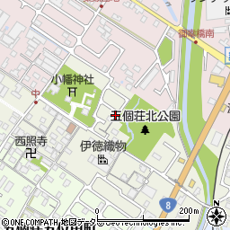 滋賀県東近江市五個荘中町280-14周辺の地図