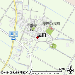 滋賀県愛知郡愛荘町栗田466周辺の地図