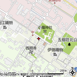 滋賀県東近江市五個荘中町301周辺の地図